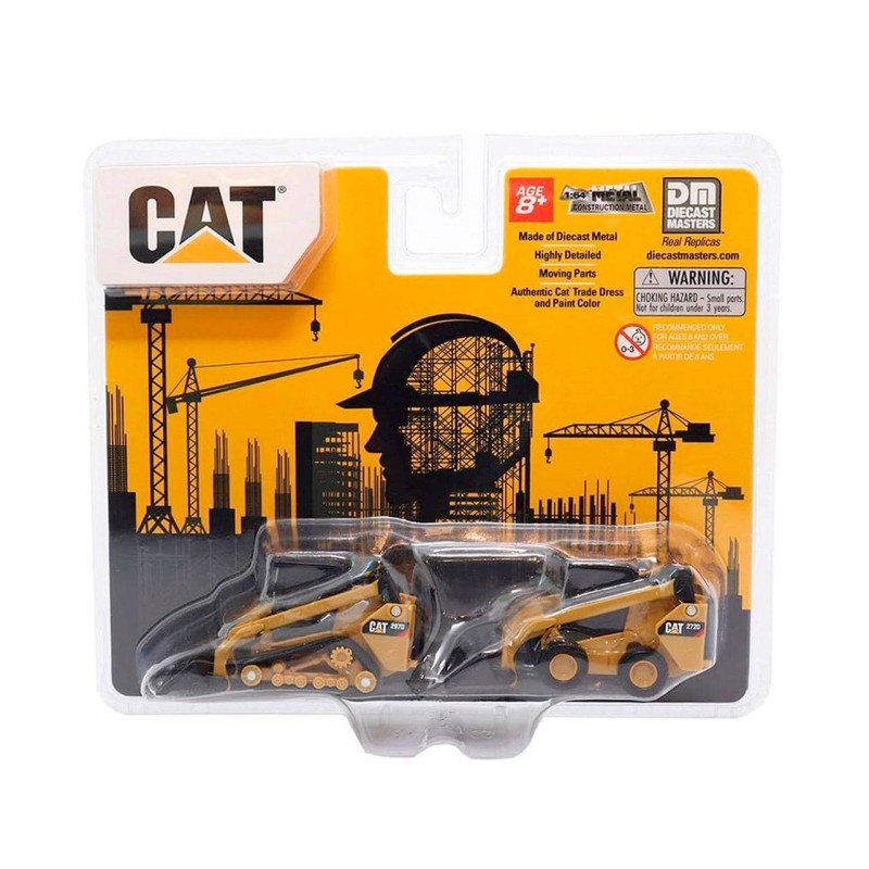 Skid Steer Loader & Multi Terrain Loader Twin Pack 1:64 - Construction Metal - CAT Die Cast Masters
		
		
			ID: 002211