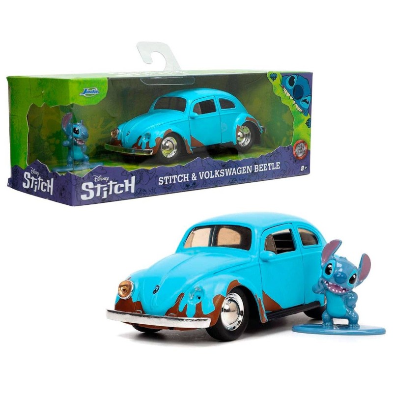 Stitch & Volkswagen Beetle  - Disney Lilo & Stitch - Die Cast Jada Toys
		
		
			ID: 002205