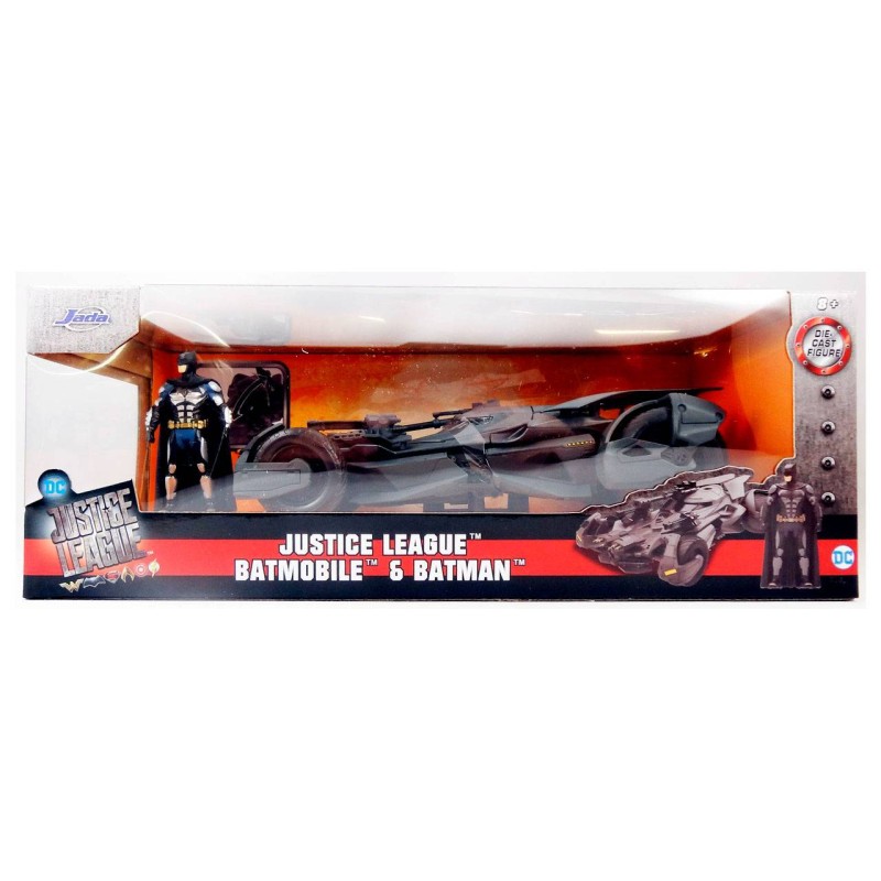Batman & Batmobile (Justice League) Escala 1:24 - Hollywood Rides Jada Toys
		
		
			ID: 002191