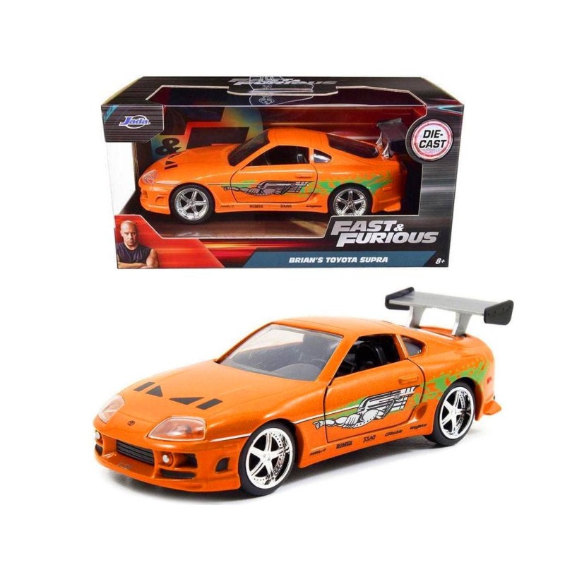 Brian's Toyota Supra (Orange) 1:32 - Fast and Furious - Die-Cast Jada Toys
		
		
			ID: 002095