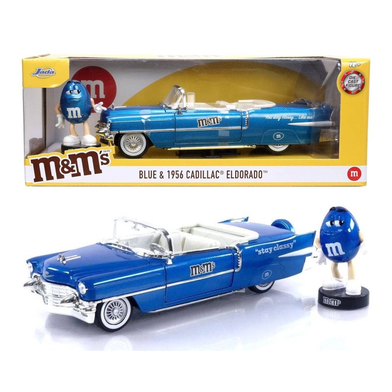 Blue & 1956 Cadillac El Dorado 1:24 - M&M's - Die-Cast Jada Toys
		
		
			ID: 002051